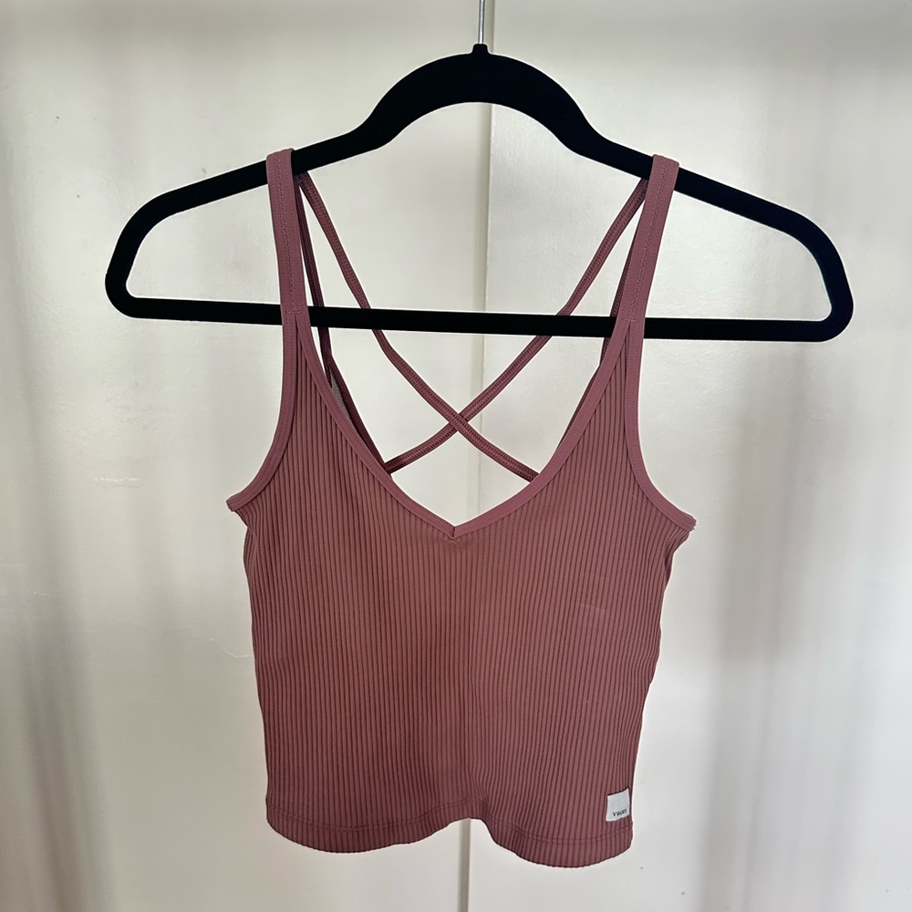 Dusty Pink Mauve Vuori Tank Top XS